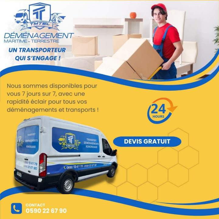 Entreprise de déménagement en Guadeloupe