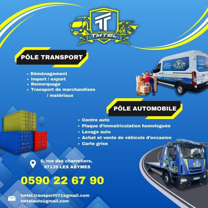 Transport marchandises en Guadeloupe